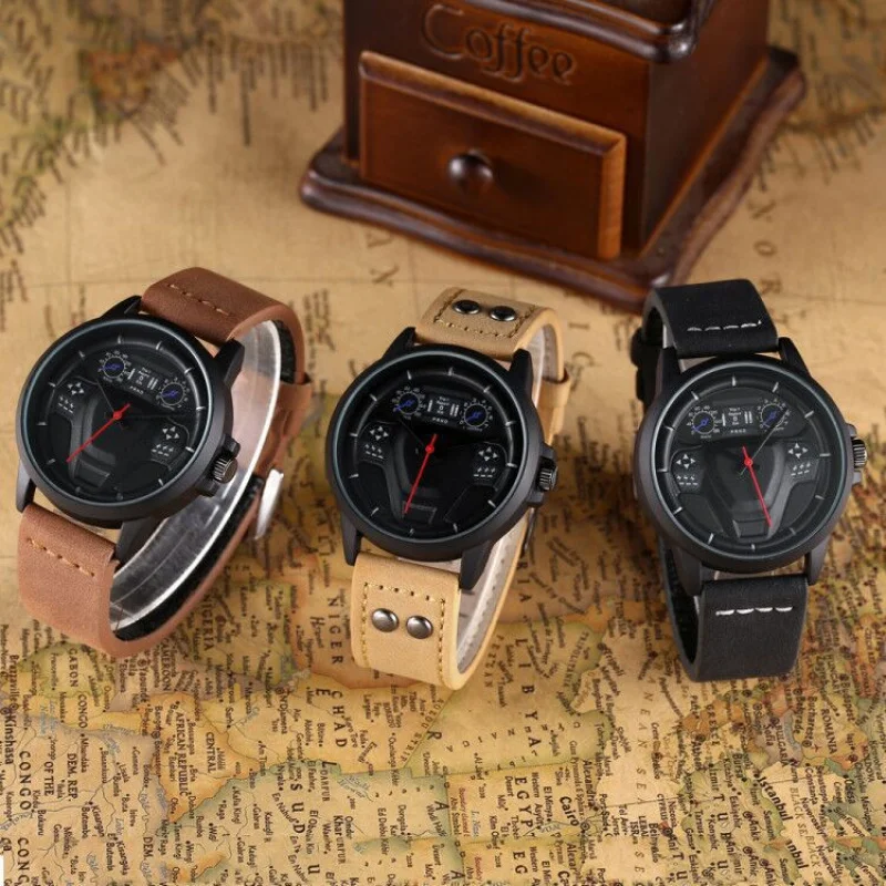 Fashion Watch Simple Casual Men's Quartz Watch Student Creativity Personalized Watch AliExpress Cross-Border Hot