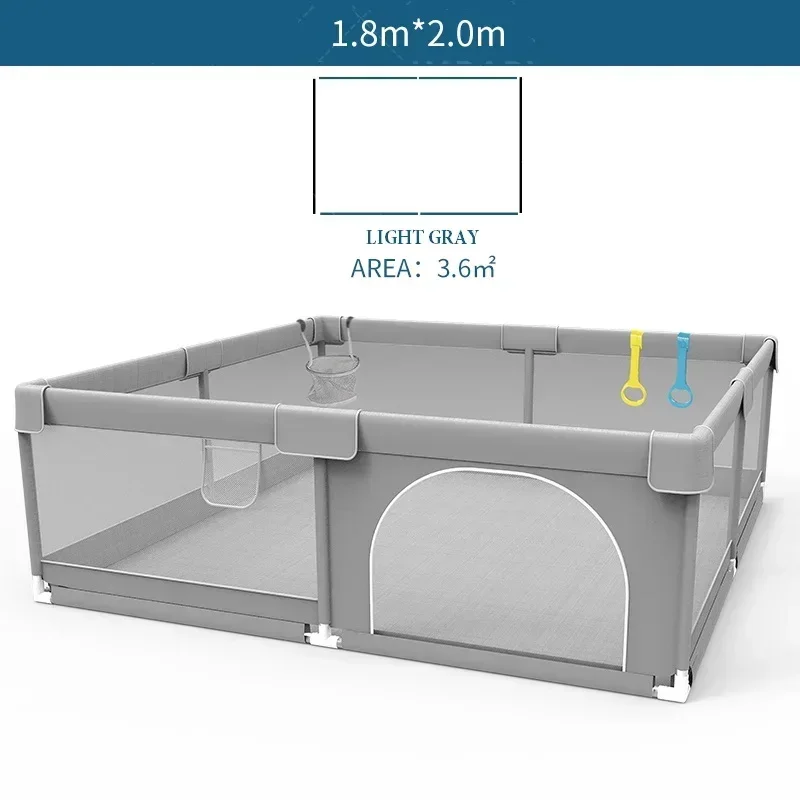 IMBABY Baby Playpens Dark Grey Baby Corralitos High Quality Playpen for Baby Playground Protective Barrier Game Fence Ball Box