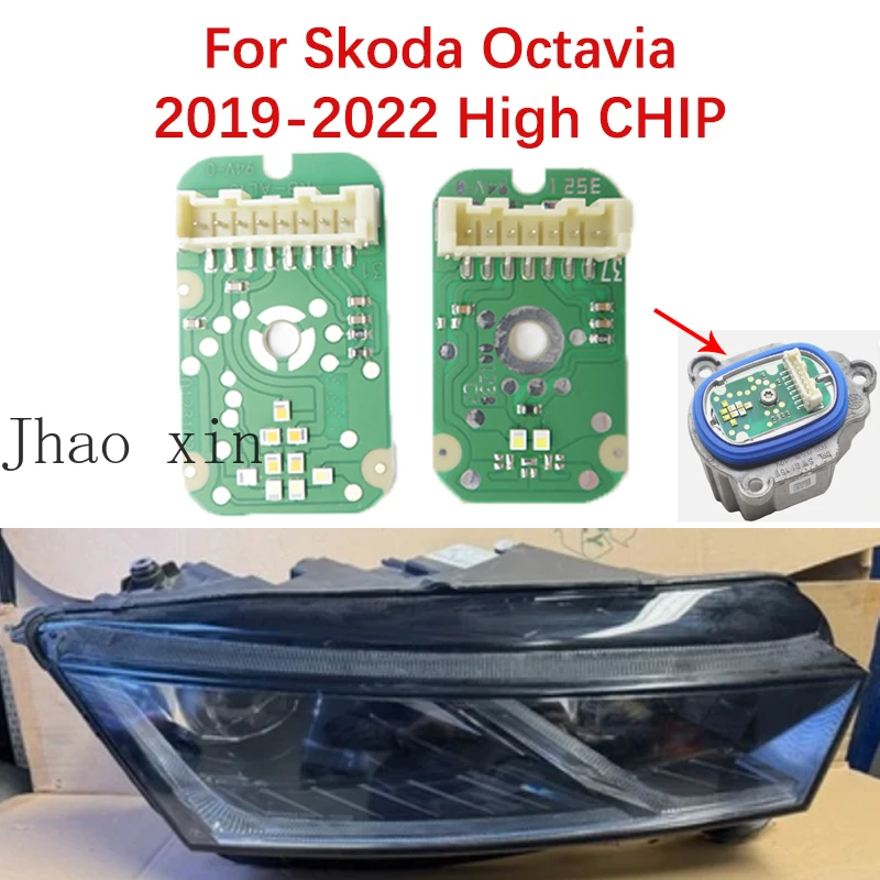 

For Skoda Octavia IV NX NN 5E3941645B LED Headlight Module Chip 19-2022 Circuit Board Ballast Car DRL CHIP Angel Eye White Light