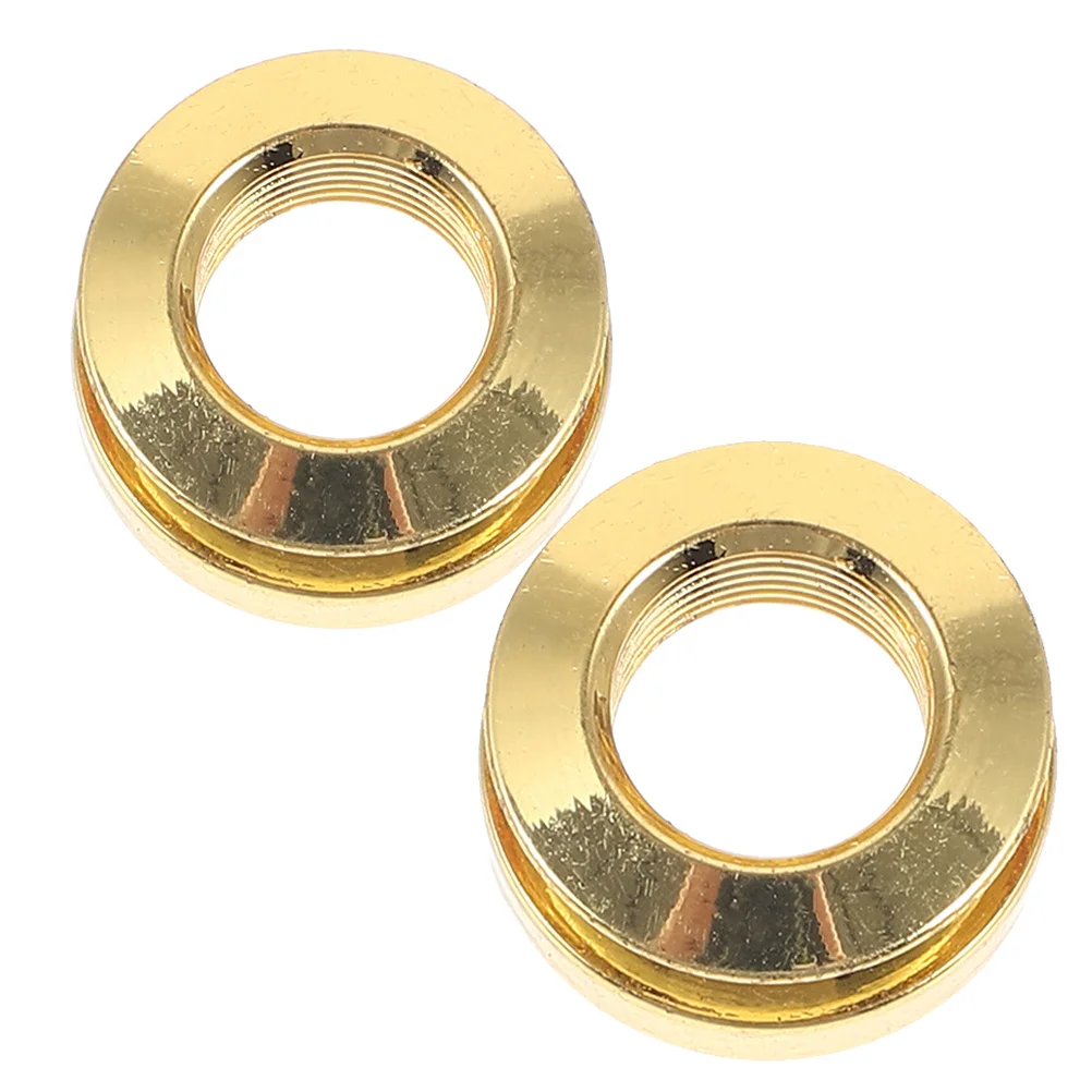 

2pcs Guitar Pickup Endpin Cap Tail Pin Button Covers Noise Reduction Durable Strap For Electric Acoustic Guitars
