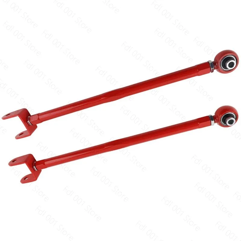 Adjustable rear lower control arm arm tilt tie rod