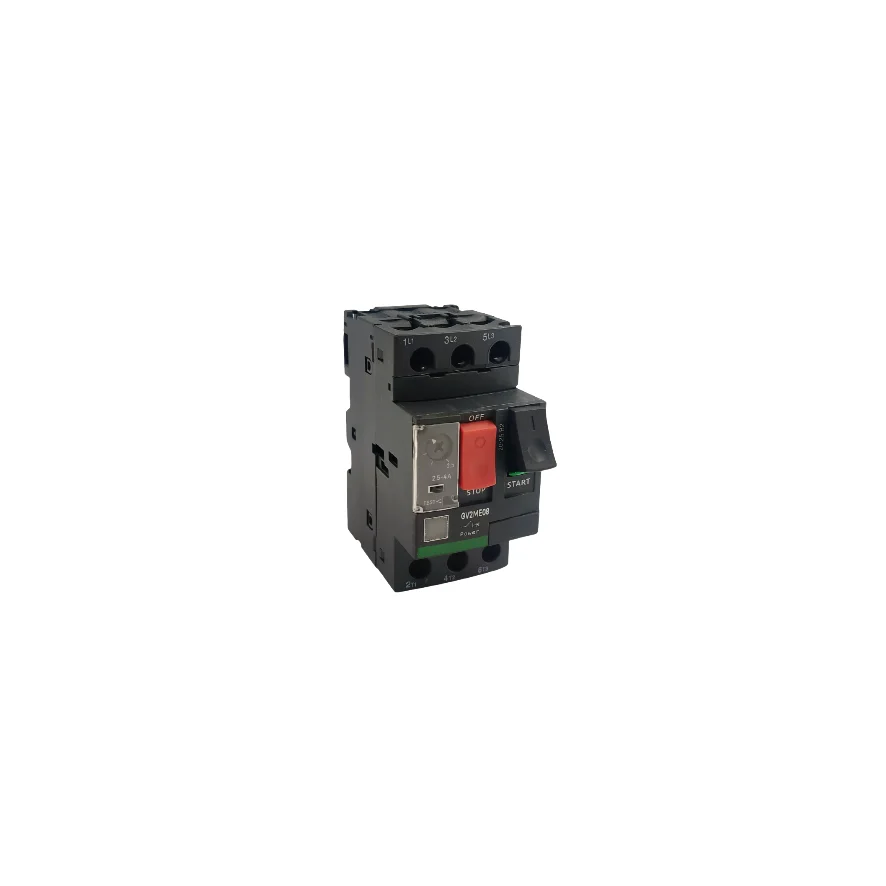 GV2ME08 Motor circuit breaker, TeSys Deca, 3P, 2.5 to 4A, thermal magnetic, screw clamp terminals, button control