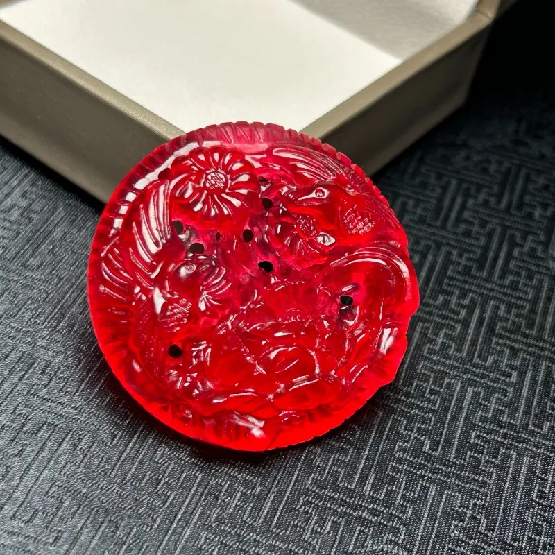 

The New High-ice Red Ethnic Style Pendant Is Suitable for Daily Wear and Pendant.