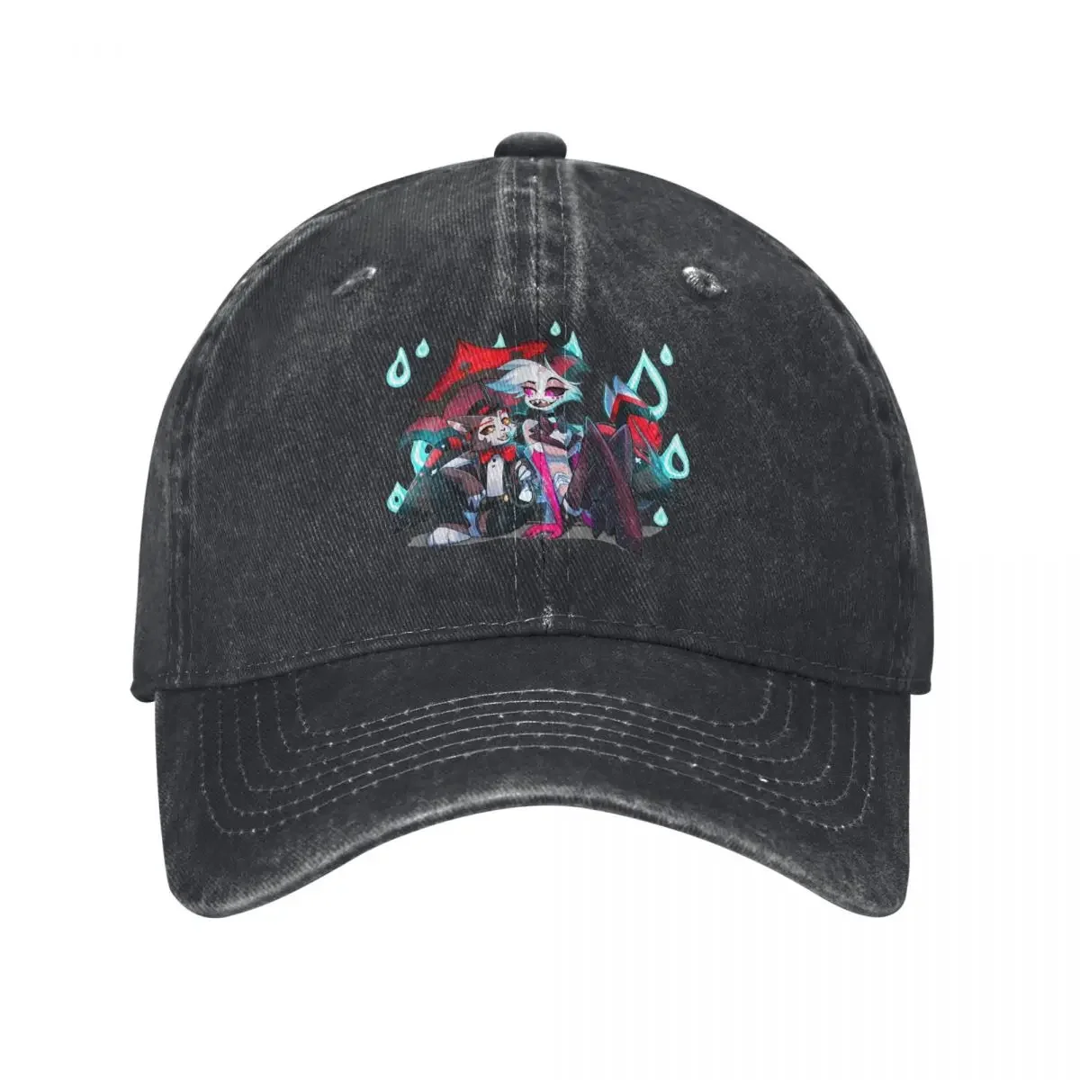 Hazbin Angel Unisex Style Hotels Baseball Cap Husk Loser Distressed Washed Hats Cap Classic Outdoor Activities Snapback Hat