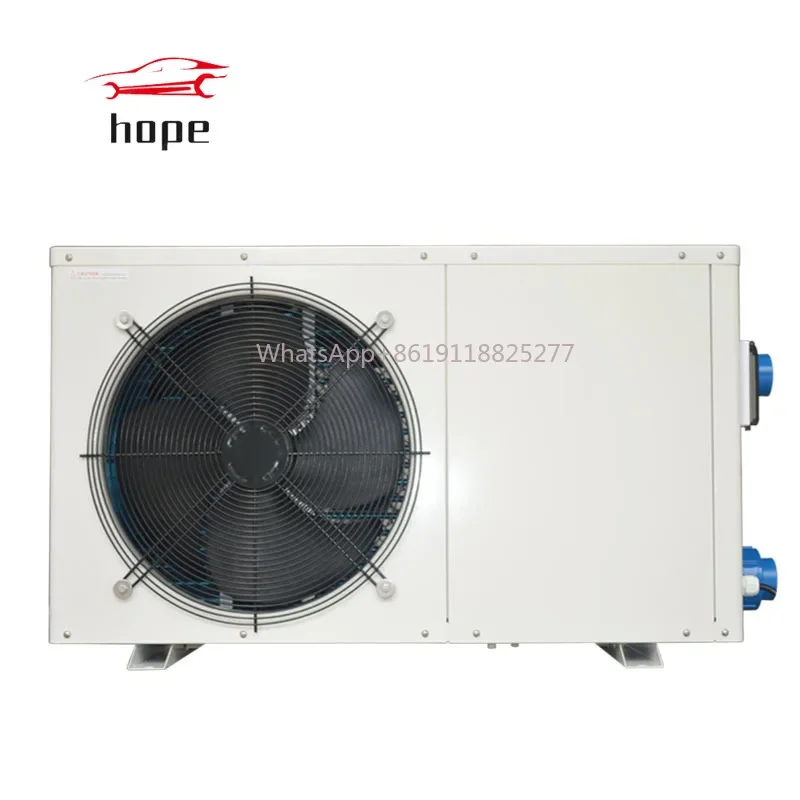 air source high efficiency above ground pool heater chiller spa heating cooling WiFi APP smart control solar PV heat pump spa