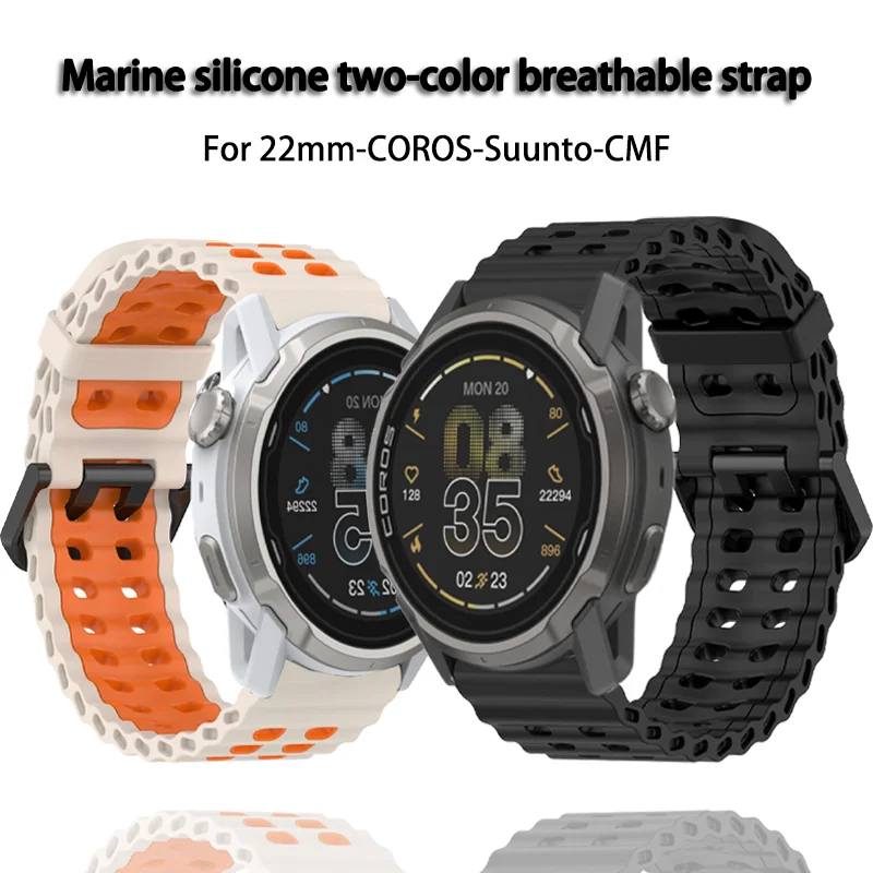 22Mm Ocean Silicone…