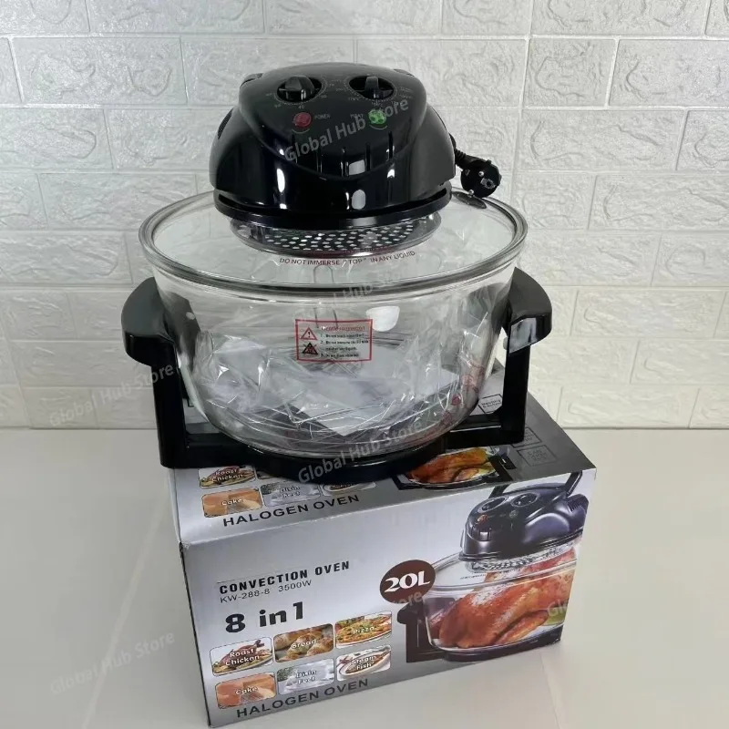 Air Fryer 20L Light Wave Furnace, High-power, Multi-functional, Visible, Large-capacity, European and British Standards
