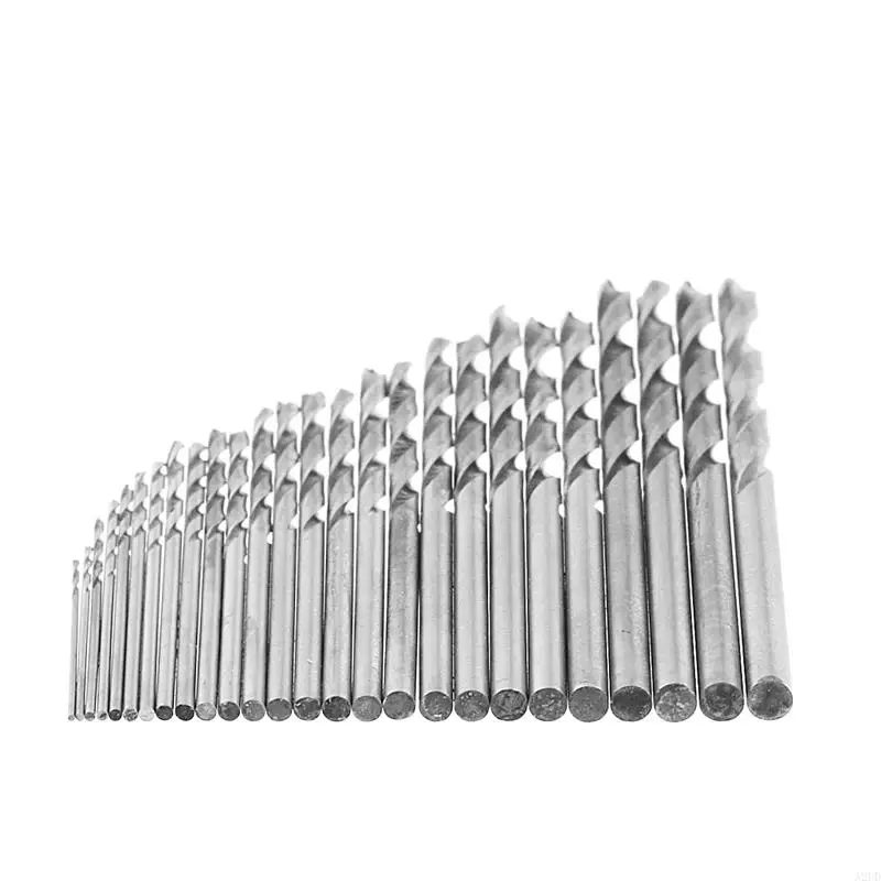 A2UD متعددة الوظائف 10 PCS صغيرة Micro HSS 1.0 مم مستقيم شانك تويست بتات بت