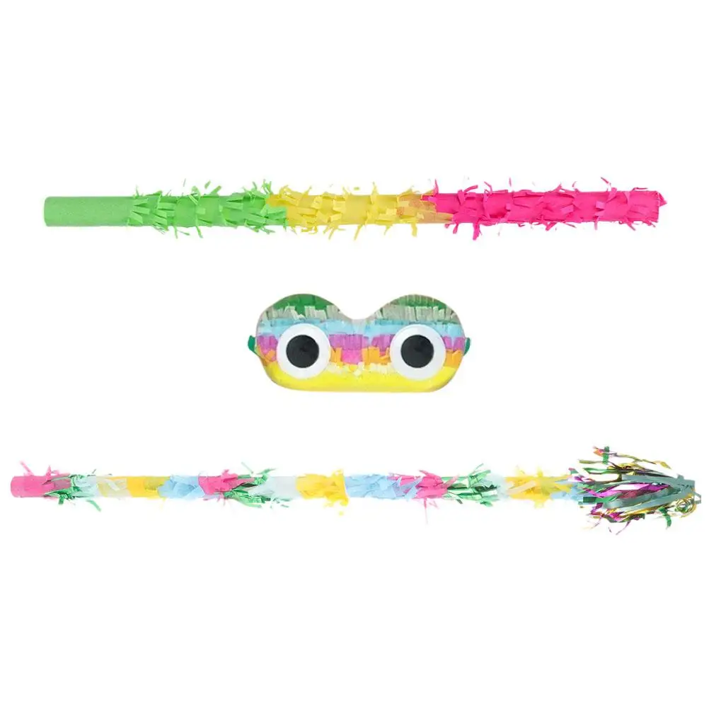 Juego de palos de piñata para decoración de fiesta de cumpleaños, juguete para niños, celebración de Festival, accesorio de actividad de juego divertido, 1 Juego