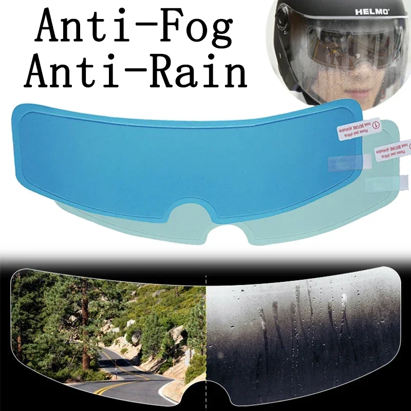 

Universal Motorcycle Helmet Protection Film Clear Rainproof and Anti-fog Film Safety Driving Durable Nano Coating Sticker Decals