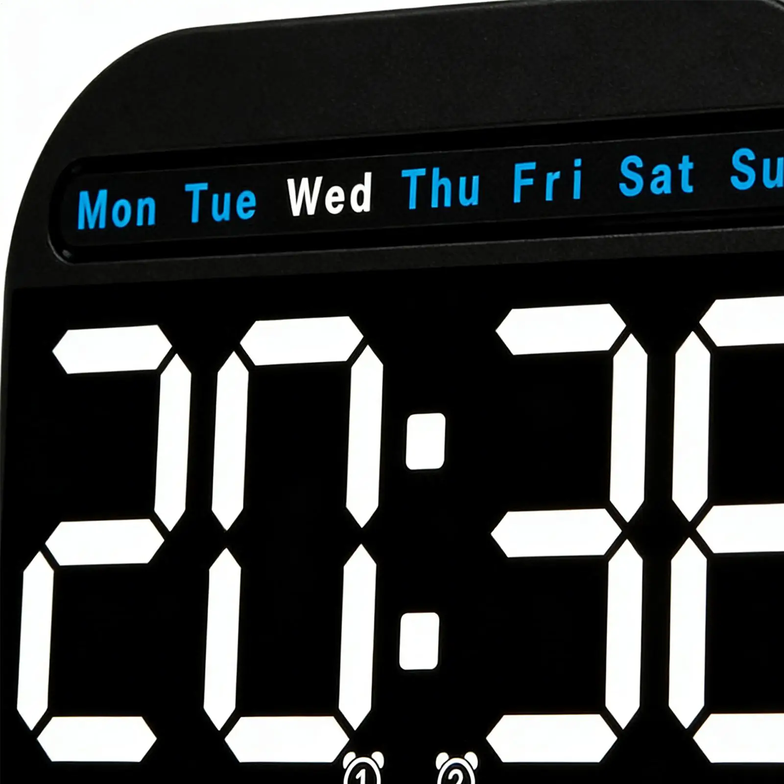 Digital Clock For Wall LED Display Remote Control Square Alarm With Temperature And Humidity Bedroom Alarm Clock For Home