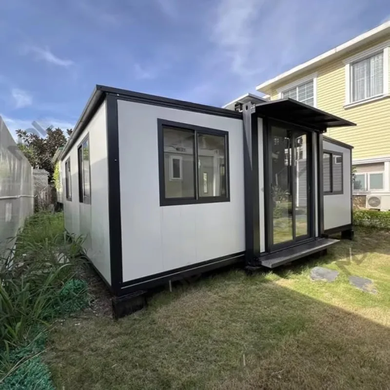 Luxury Waterproof Container House Expandable Prefab Foldable 40ft Steel Structure Mobile House Tiny Home