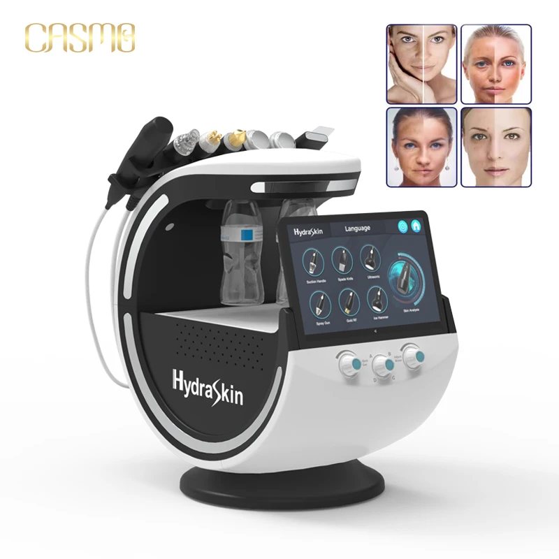 New Design 7 in 1 Facials Skin Hydro Dermabrasion Machine New Professional Multifunction Bubble Facial Beauty Equipment Machine