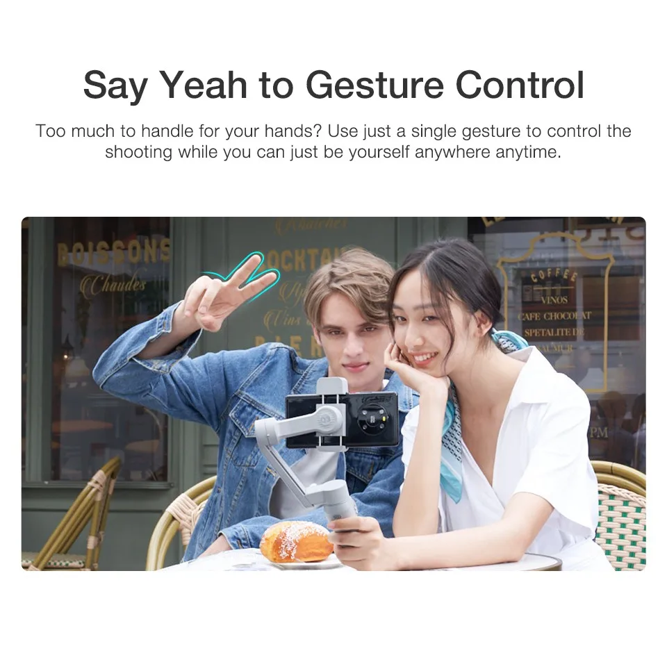 Zhiyun Smooth Q3 3-Axis Smartphone Gimbal Stabilizer for iPhone 15 14 13 12 PRO Android Xiaomi Samsung Huawei