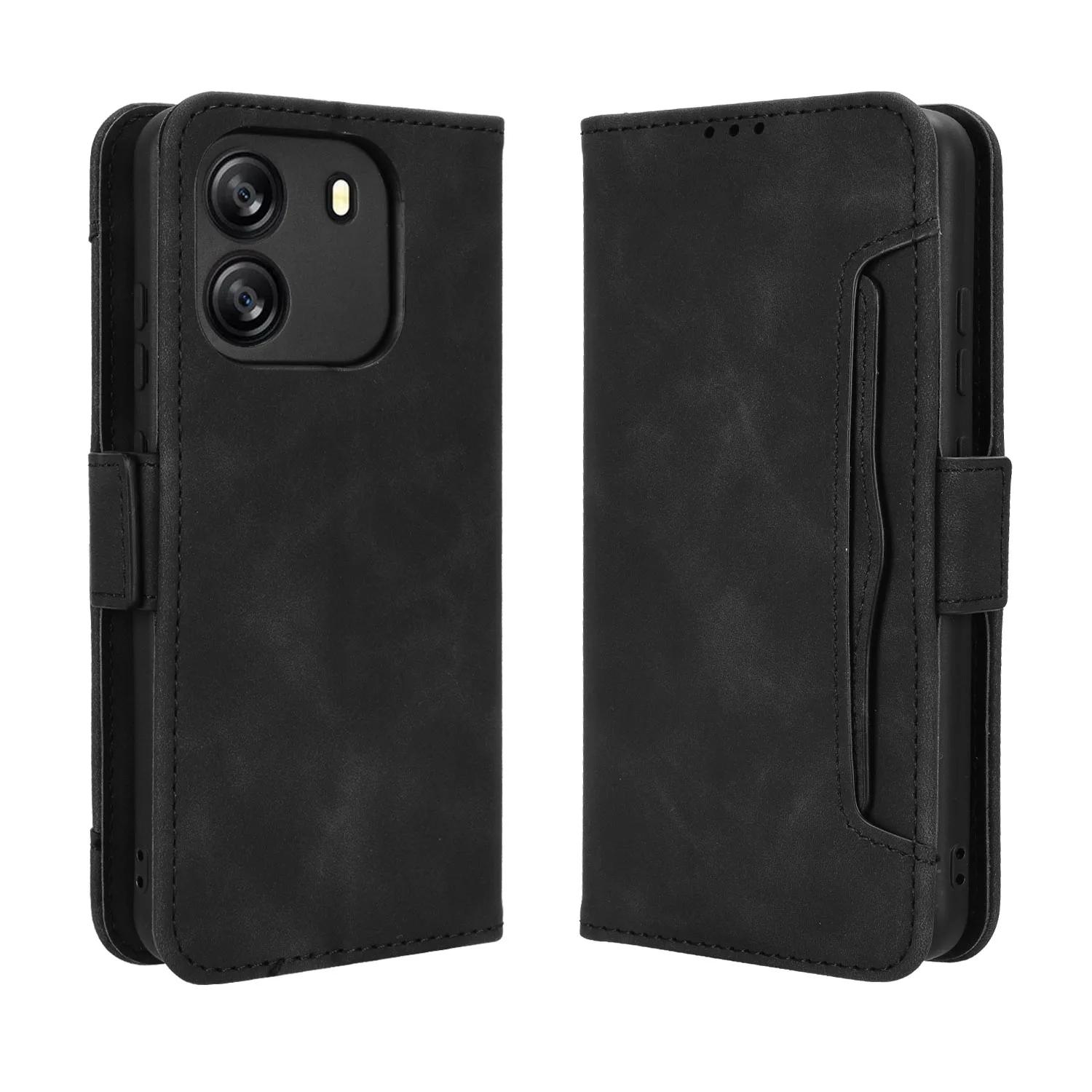 Leather Flip Cover for Blackview Wave 6C, Separate Type, Many Card Slot Wallet Cover, Fall Prevention  Case for Blackview Wave6C