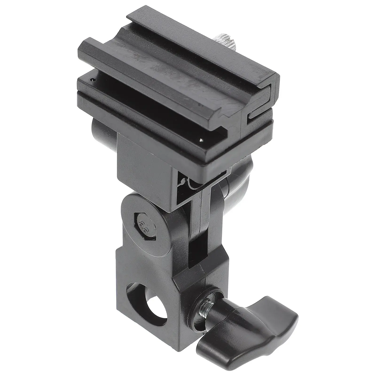 

Flash Mount Bracket for Light Stand Adapter Reflective Umbrella Clamp Black ABS Plastic Universal Flash Holder Photography