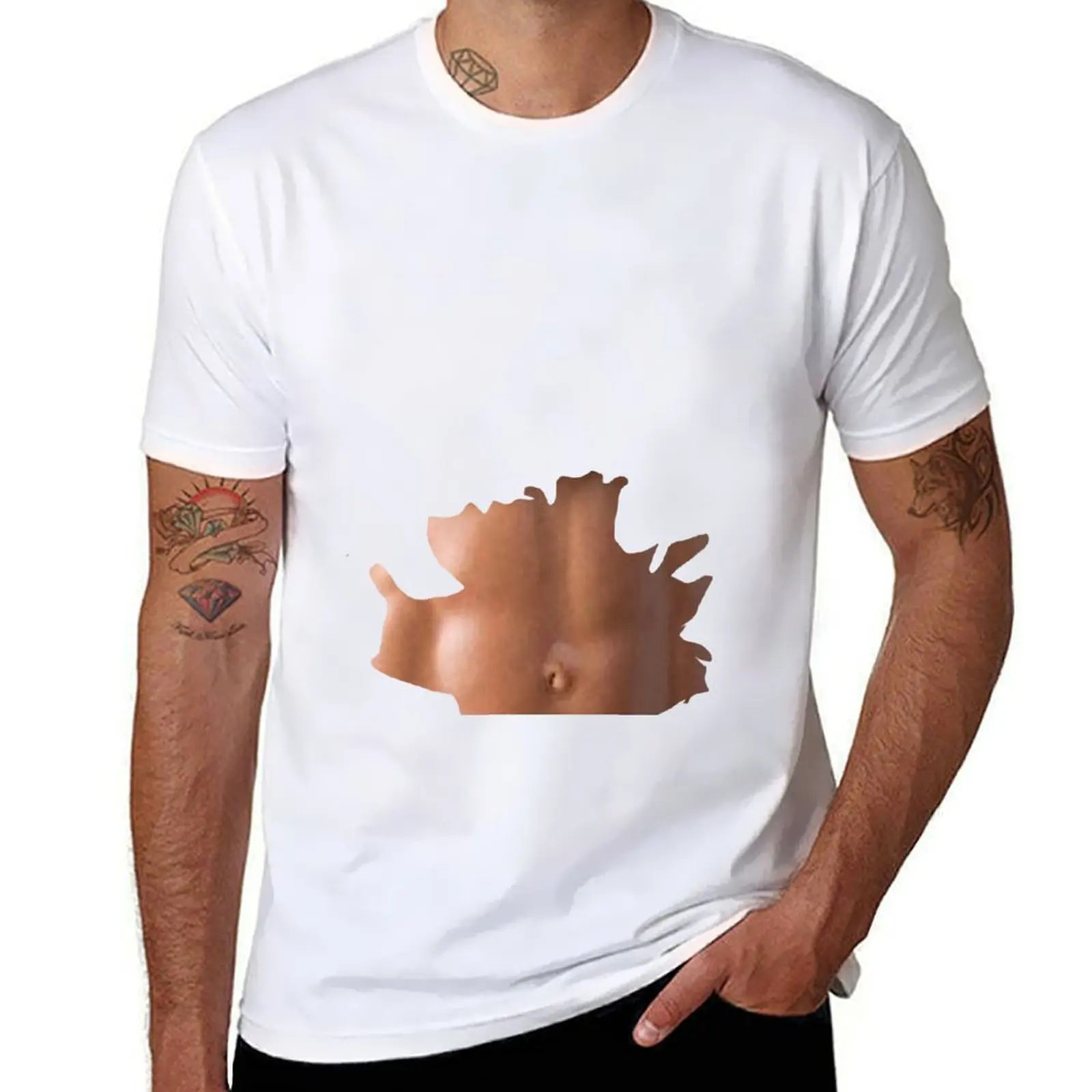 Camiseta Abs de Six Pack (mujer), camiseta para hombre, Camiseta de algodón 100%, camisetas de algodón para hombre, camiseta de alta calidad