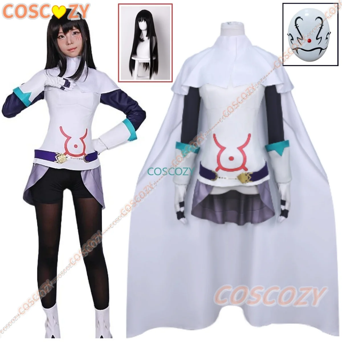 Izawa Shizue Cosplay Costume Wig Mask Battle Dress Carnival Costumes For Women Anime That Time I Got Reincarnated as a Slime Cos