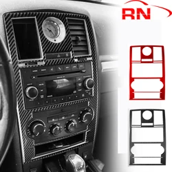 For Chrysler 300 300C 2008 2009 2010 Refit Car Carbon Fiber Center Control Panel B Interior Decorative Accessories Stickers