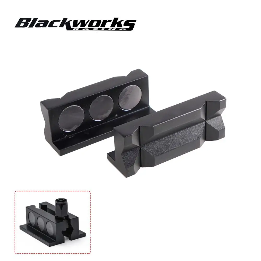 Universal Aluminum Alloy Line Separator Vise Jaw Protective Inserts For AN Fittings Black Fit Hose Fittings -3 AN to -32 AN