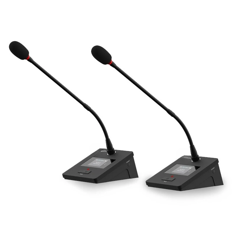 ODM OEM wireless UHF wireless conference system for conference rooms with microphones and mainframes
