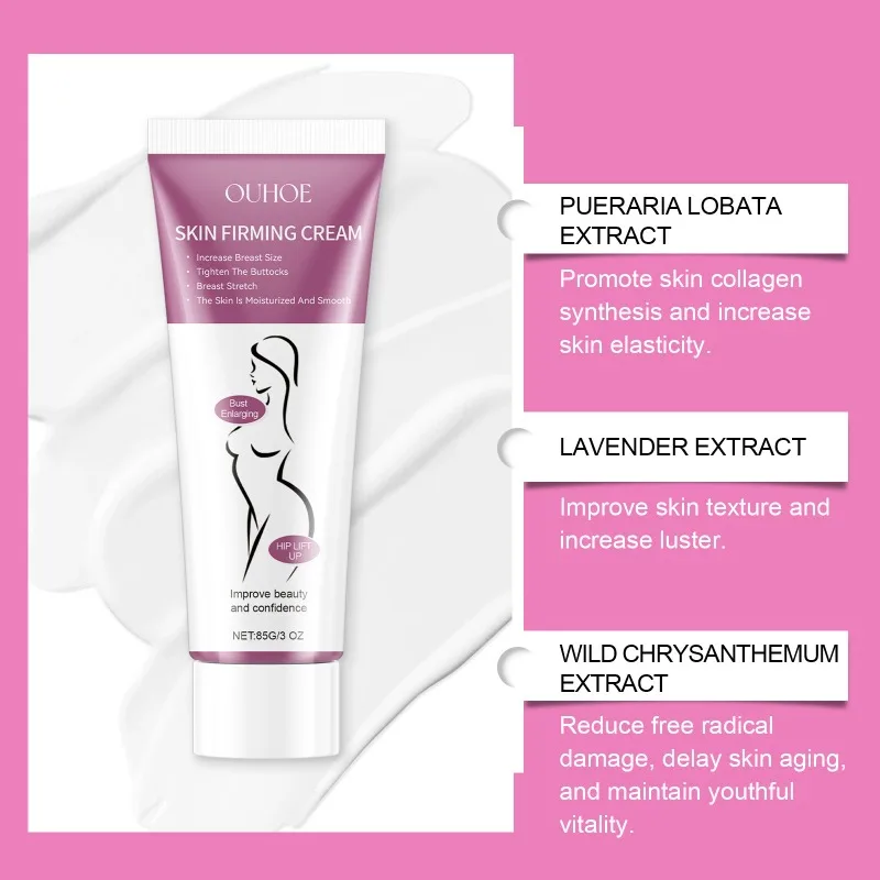 Breast Local Care Cream Increase Elasticity Firming Maintain Skin Lines Highlight Body Shape Make More Fuller Massage Care 85g