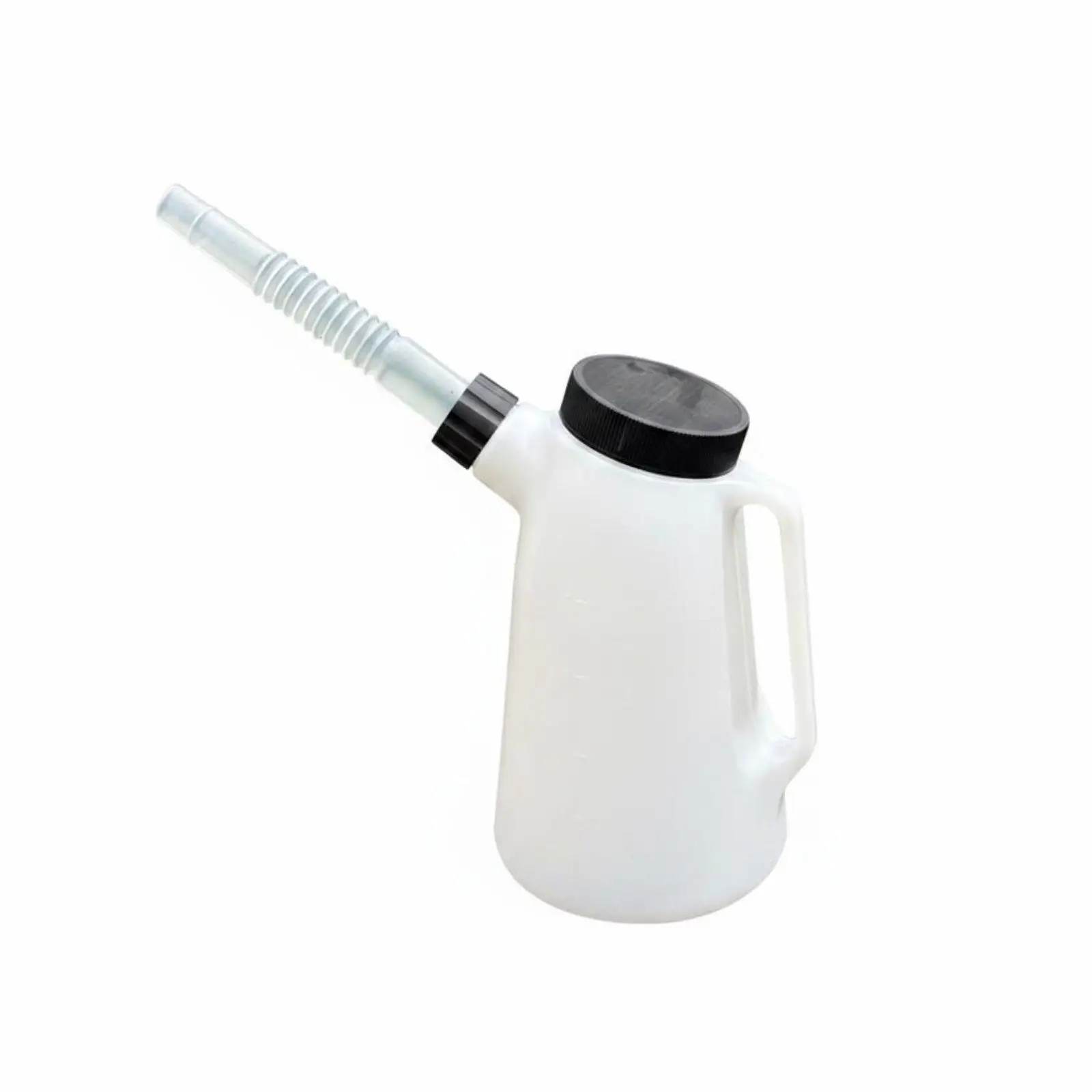 Oil Pour Jug 1.2L Manual Dispenser Graduated Markings Plastic Lubricant Can for Marine Maintenance Workshop