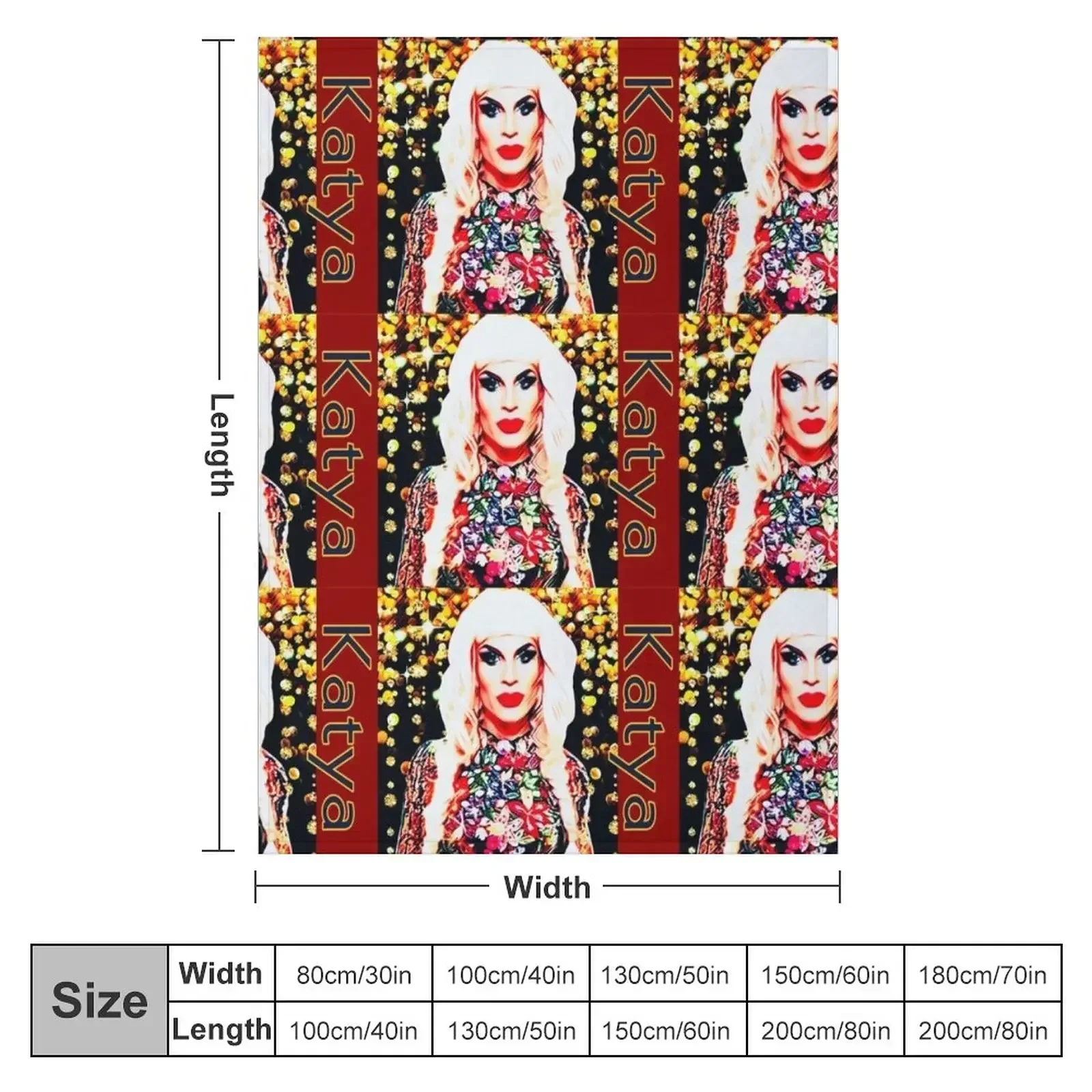 Katya Tribute 2 Throw Blanket Bed covers Weighted Blankets