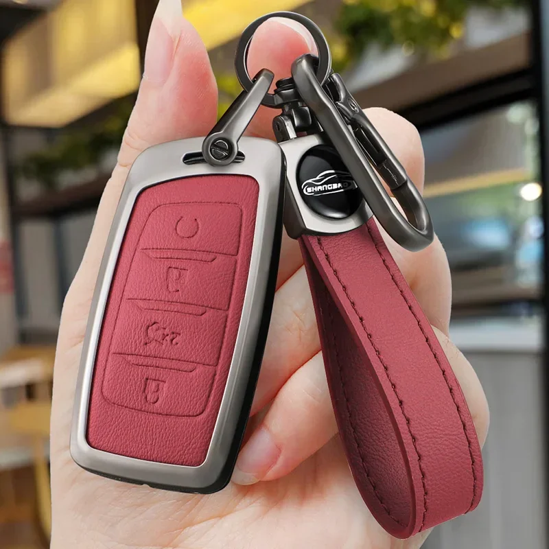 

Key FOB Holder Cover Case For Changan Hunter F70 CS35 CS75 PLUS CS85 COUPE CS95 Remote 4 Buttons Protector Skin Accessories