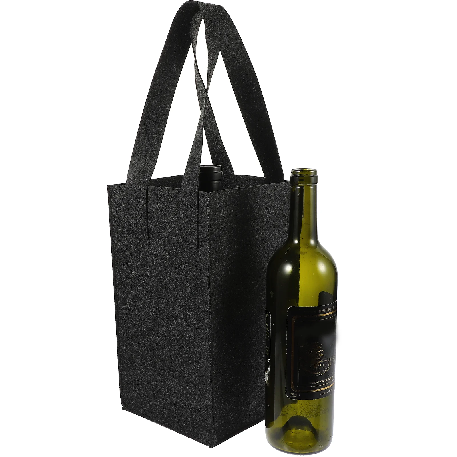 Tote Bag Foldable Shopping Bottle Four Bottles Collapsible Water Opener Carrier Portable Pouch Gift