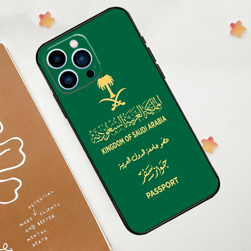 Kingdom of Saudi Arabia Flag Case For Apple iPhone 12 13 Mini 11 14 15 16 Pro Max Plus X XR XS Max Coque