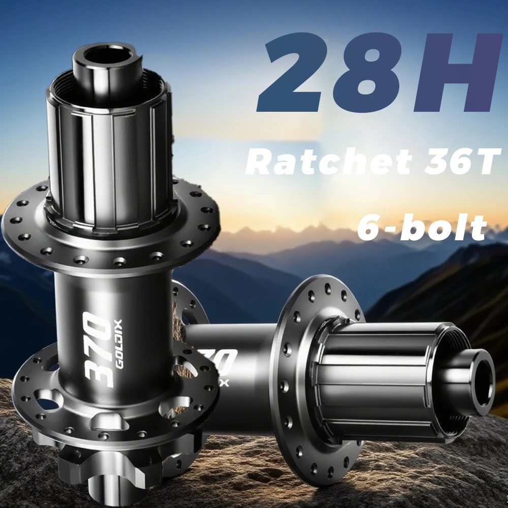 

GOLDIX GDX370 28H Велосипедная втулка с храповым механизмом 36T 6-болтовый дисковый тормоз J-образный герметичный подшипник BOOST MTB Hub для Shimano HG MS SRAM