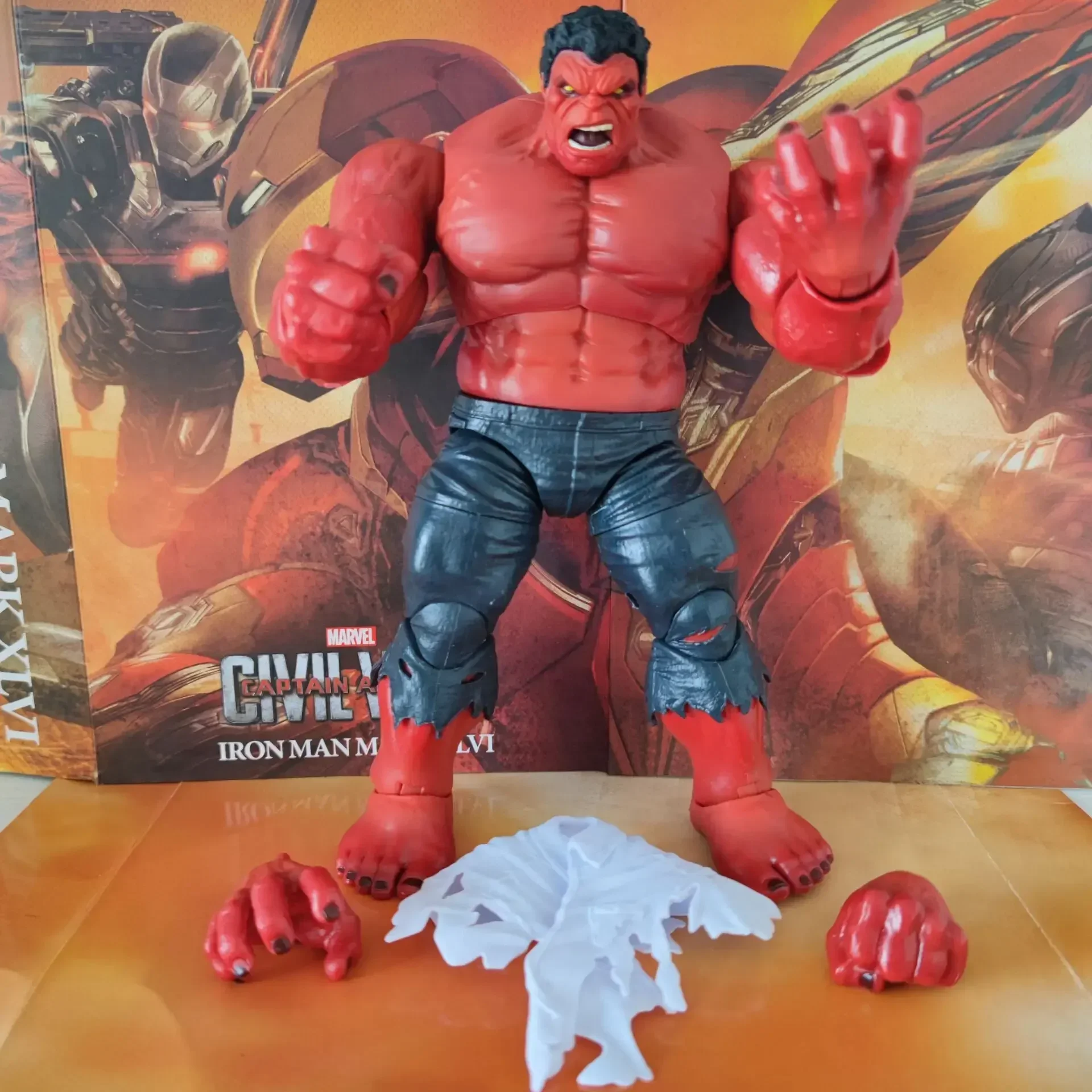 Marvel Legends Red Incredible Hulk Target Exclusive 8