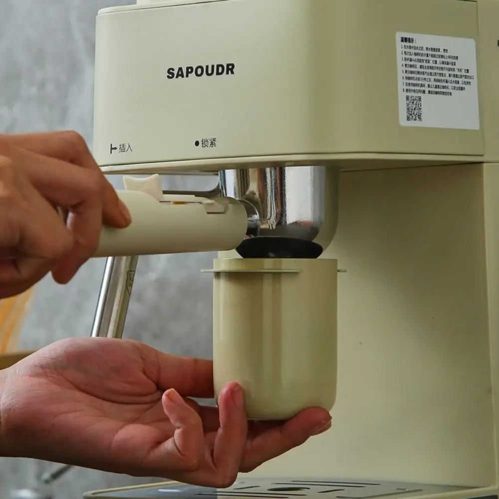 

304 Stainless Steel Coffee Dosing Cup Wear Resistant 58mm Espresso Measuring Cup Smooth Surface Consistent Control Powder Feeder