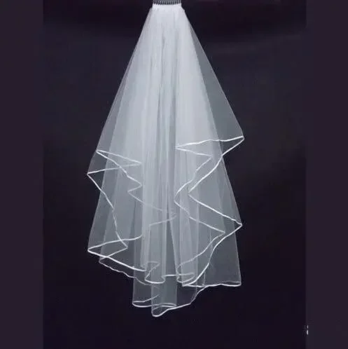 Velos de novia de marfil blanco con peine Accesorios de boda Velo de novia