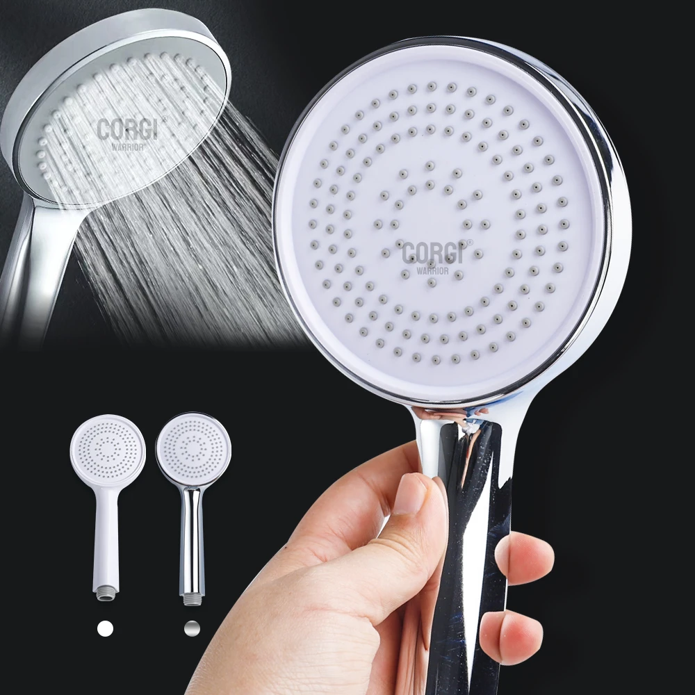 High Pressure Water Saving Rainfall Shower Head ABS Pressurized Super Anti Fall Showerhead Sprayer Nozzle Bathroom Accessories