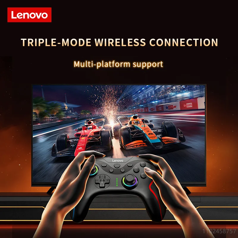 Lenovo S01 Wireless Controller Gamepads for Switch PC Phone Android TV Wired Bluetooth Receiver Connection 600mAh Long Standby