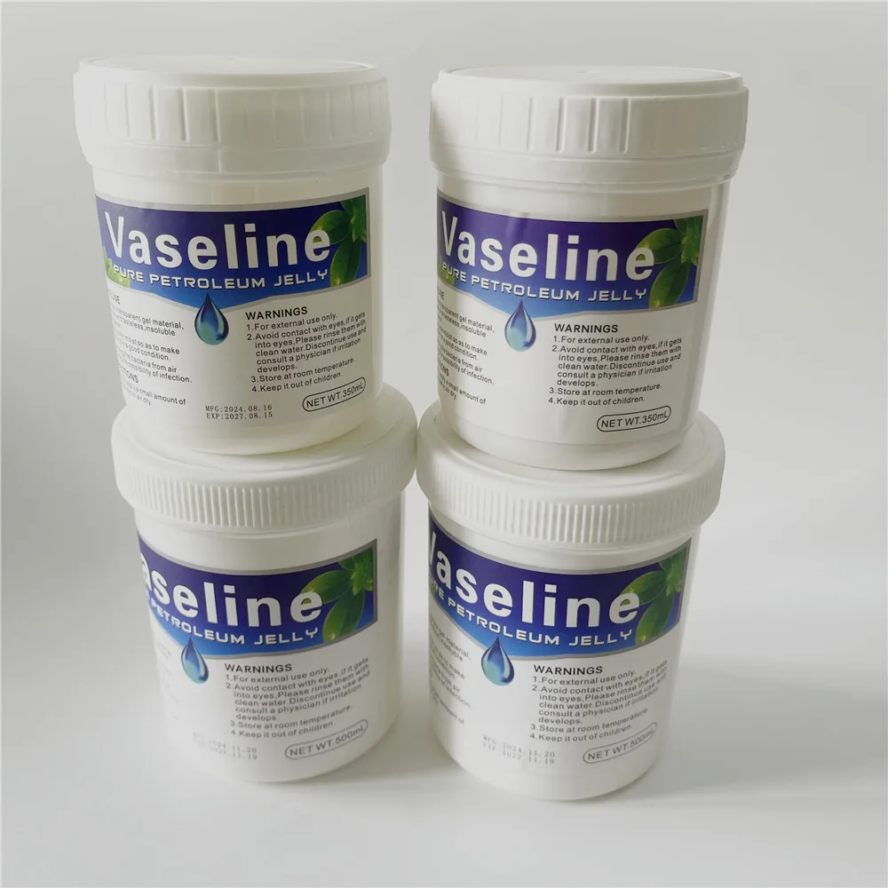 Tattoo Recovery Large Supplies Vaseline Pure Petroleum Jelly Cream Body Bottled Healing Ointment Tattoo Makeup Supplies 350/500G