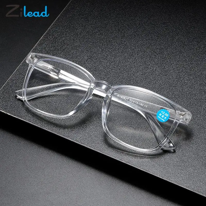 

Zilead Anti-Blue Light Clear Reading Glasses Women Men New Presbyopia Optical Eyeglasses Unisex Hyperopia Eyewear Degree 0+1..+4