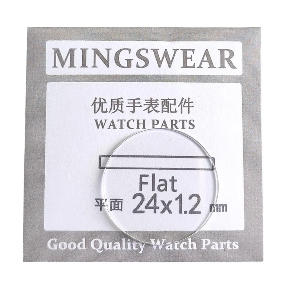 High Quality Flat Sapphire Watch Glass Plane Thickness 1.2mm Mineral Watch Glass Clear Round Watch Crystal Watch Repair