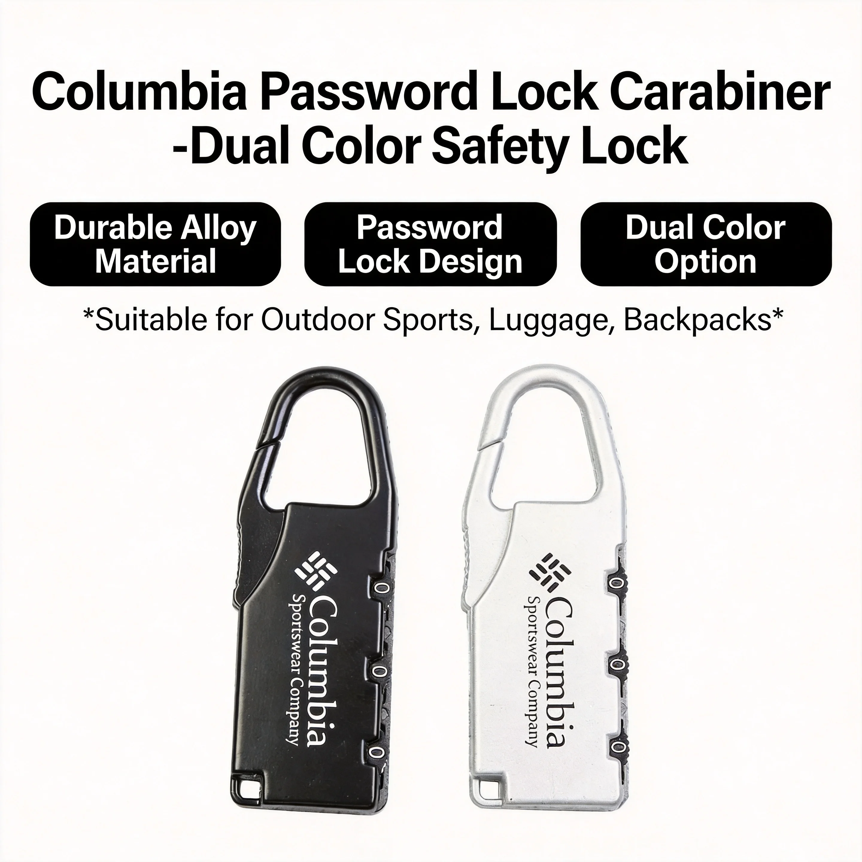 

1pc Zinc Alloy Password Lock, Anti-theft Mini Padlock for Luggage Bag Photography Bag, Small Travel Lock Exquisite Compact
