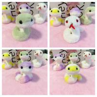 2025 Colorful Snake Lucky Charm Cute Snake Plush Toy Stuffed Animals Ornament Doll Valentine's Day Gift for Girlfriend Kids