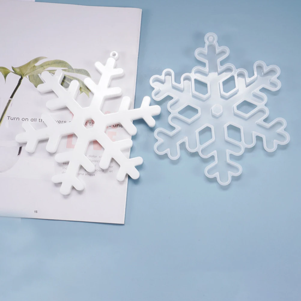 

1pc Snowflake Pendant Making Mold Silicone DIY Jewelry Mold for Crystal Epoxy Home Ornament Craft Molds Handmade Decorative