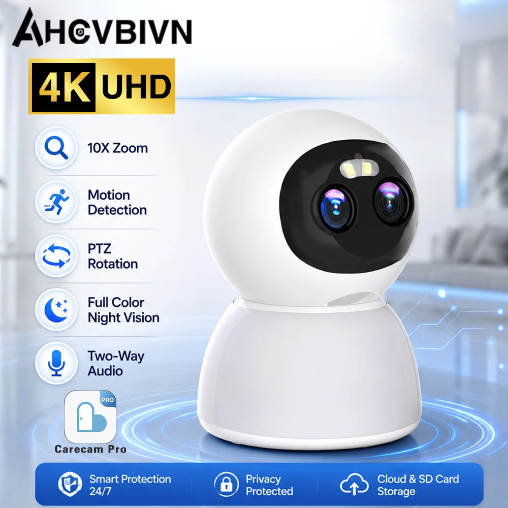 8mp-4k-hd-デュアルレンズ-wifi-ptz-ipカメラ-10倍ズーム-360°-°-パン・チルト式セキュリティカメラ-自動人物追跡-室内用ベビー・ペットモニターカメラ