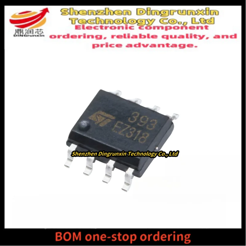 Brand new original SMT LM393DT SOP-8 voltage comparator IC chip price advantage in stock (100 pieces)