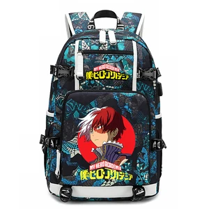 Large capacity Anime Schoolbag for Student, Youth Outdoor Travel Bag, My Hero Academy Backpack, Gift Back to School for Children 8 Main Sales Hulk Backpack - №7