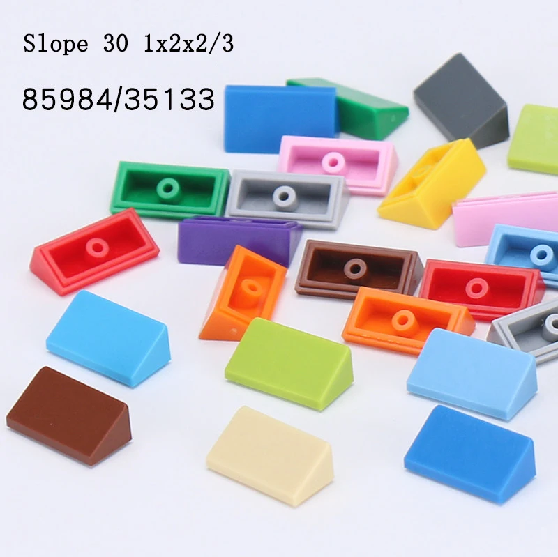 150-pecas-de-blocos-moc-85984-slope-30-1x2x2-3-compativeis-com-blocos-de-construcao-diy-para-montagem-criativa