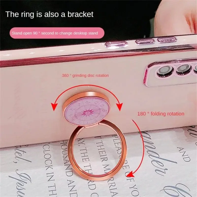 Cell Phone Ring Holder Universal Mobile Phone Holders 360 Degree Rotation Finger Ring Kickstand Metal Phone Grip For Phone