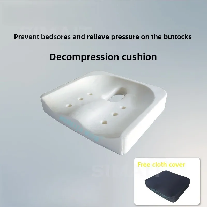 Waterproof Gel Cushion for Wheelchair, Office Chair & Car, Pressure Relief, Prevents Bedsores for Seniors