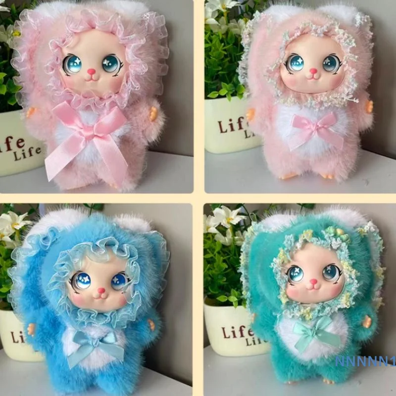

Plush Big Ears Rabbit Doll Pendant with Cute Bowknot for Kids Backpack Ornament